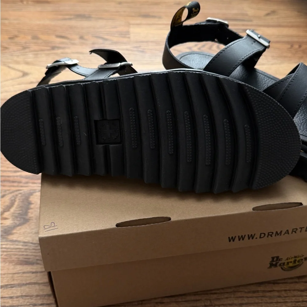Dr. Martens Black Strappy Sandals - Picture 5 of 6